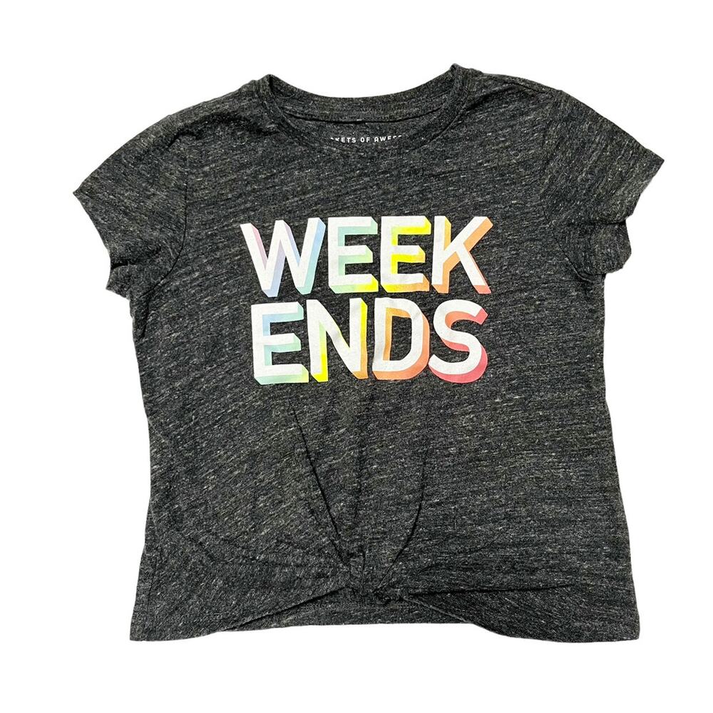 Rockets Of Awesome Graphic Knotted Tee Size 7
